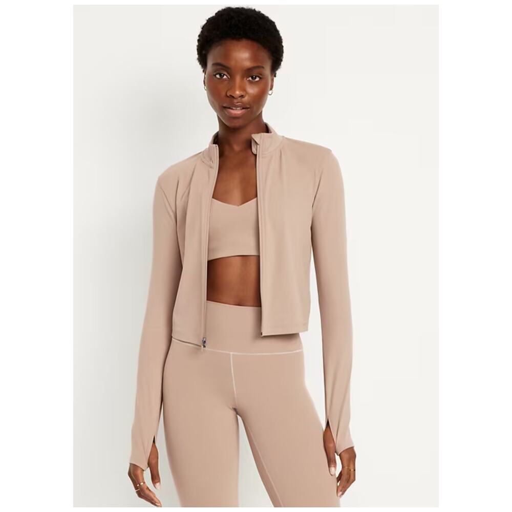 Joy Lab Tan Women's Athletic Long Sleeve Top Size XS